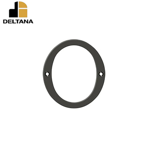 Deltana - 4" Numbers - Solid Brass - Optional Number