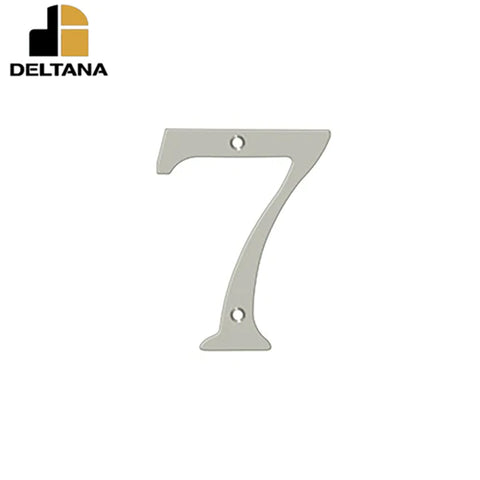 Deltana - 4" Numbers - Solid Brass - Optional Number