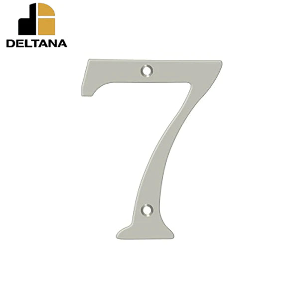 Deltana - 6" Numbers - Solid Brass - Optional Number