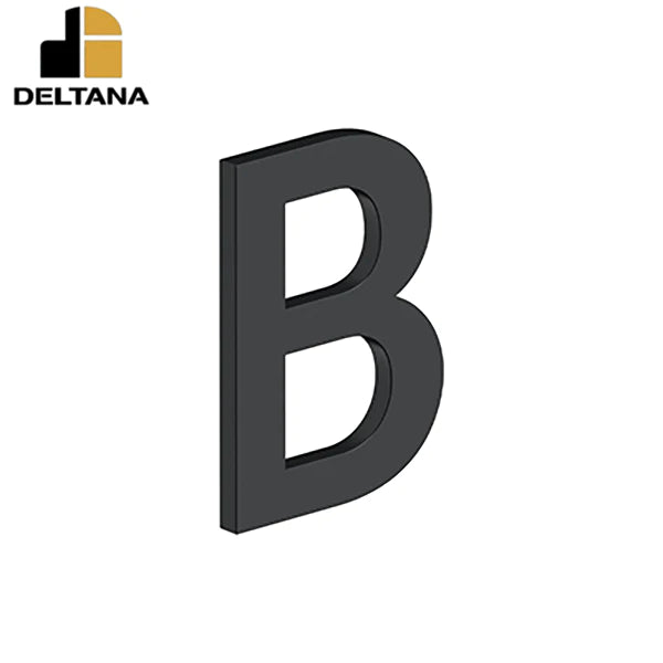 Deltana - 4" Letter B - B Series w/ Risers - Stainless Steel - Optional Finish