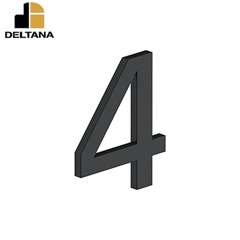 Deltana - 4" Number 4 - E Series w/ Risers - Stainless Steel - Optional Finish
