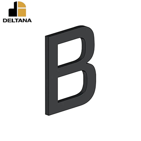 Deltana - 4" Letter B - E Series w/ Risers - Stainless Steel - Optional Finish