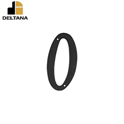 Deltana - 4" Numbers Zinc Die-Cast - Black - Optional Number