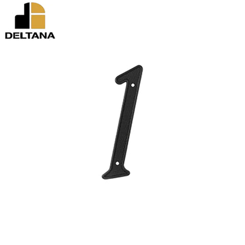 Deltana - 4" Numbers Zinc Die-Cast - Black - Optional Number