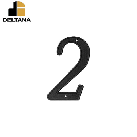 Deltana - 4" Numbers Zinc Die-Cast - Black - Optional Number