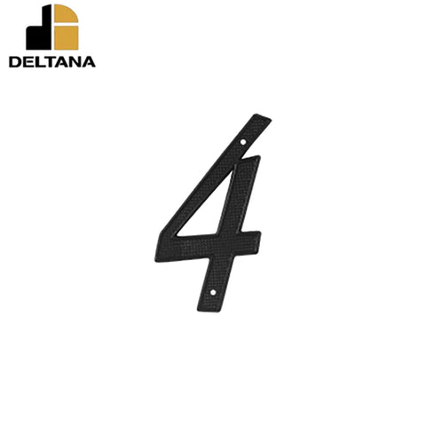 Deltana - 4" Numbers Zinc Die-Cast - Black - Optional Number