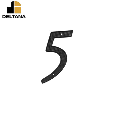 Deltana - 4" Numbers Zinc Die-Cast - Black - Optional Number