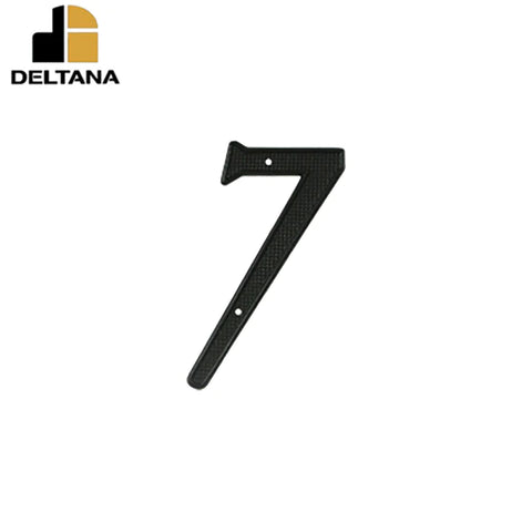 Deltana - 4" Numbers Zinc Die-Cast - Black - Optional Number