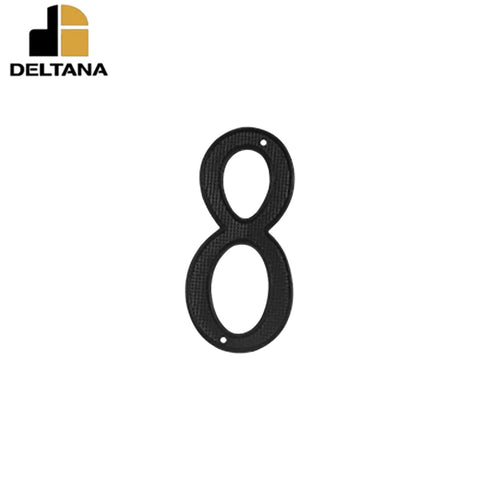 Deltana - 4" Numbers Zinc Die-Cast - Black - Optional Number