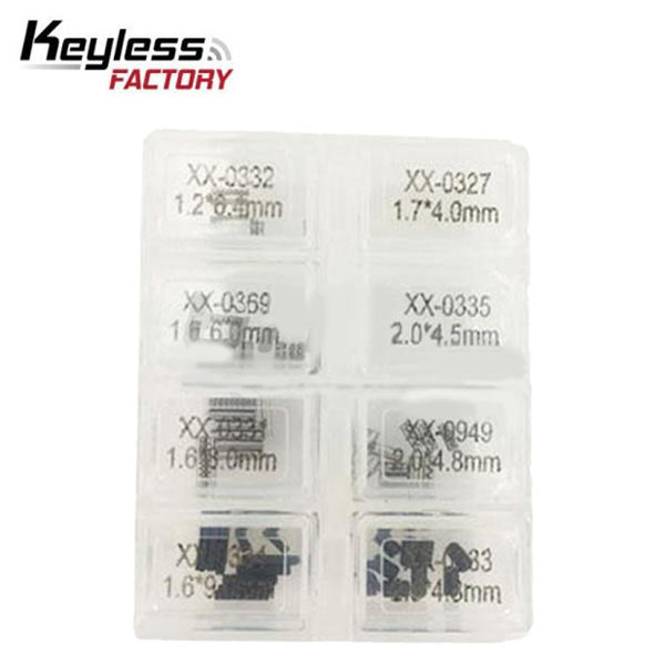Keyless Factory - Replacement Set of Rollpins & Screws - Flip Key Remotes - UHS Hardware