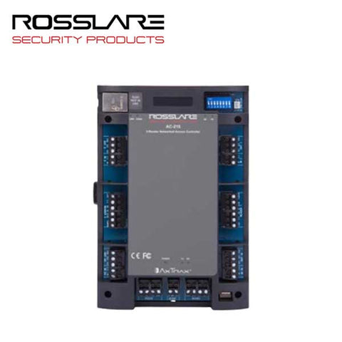 Rosslare - AC215IP - Scalable Networked Access Control Panel - DIN Housing - 2 Readers - TCP/IP - 30K Users - 20K Event History - 12VDC - UHS Hardware