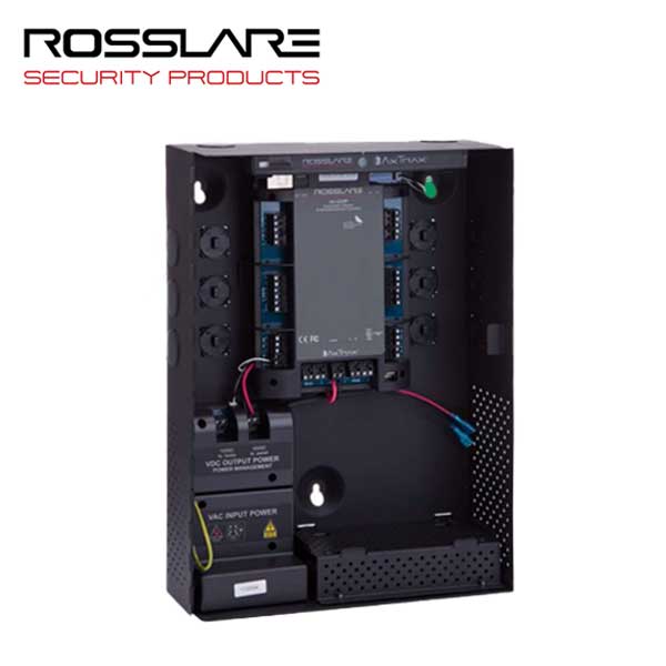 Rosslare - AC225IP - Expandable Networked Access Control Panel - Enclosed - 2 Readers - TCP/IP - 30K Users - 20K Event History - 12VDC - UHS Hardware