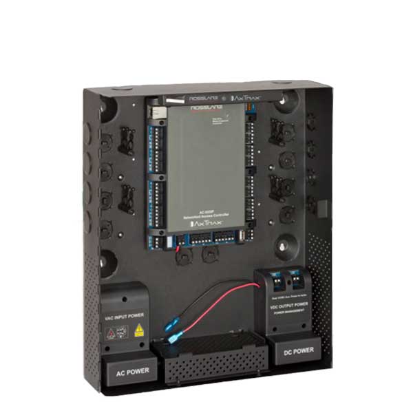 Rosslare - AC825IP - Expandable Networked Access Control Panel - Enclosed - 6 Readers - TCP/IP - 100K Users - 500K Event History - 12VDC - UHS Hardware