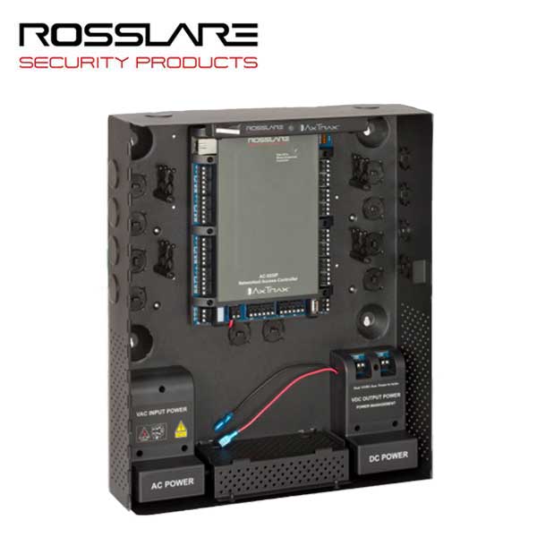 Rosslare - AC825IP - Expandable Networked Access Control Panel - Enclosed - 6 Readers - TCP/IP - 100K Users - 500K Event History - 12VDC - UHS Hardware