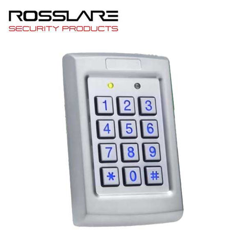 Rosslare - Q41HB - Backlit PIN Standalone Controller - Anti-Vandal - 500 Users - 12-24VDC - IP54 - UHS Hardware
