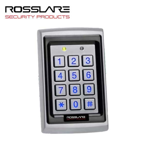 Rosslare - Q42SB - Backlit PIN & PROX Standalone Controller - Anti-Vandal - 500 Users - 12-24VDC -  IP65 - UHS Hardware