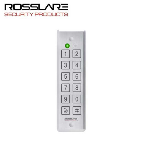 Rosslare - AYCE55 - Ultra Slim Piezo Mullion PIN Reader - 26 Bit - Convertible - UHS Hardware