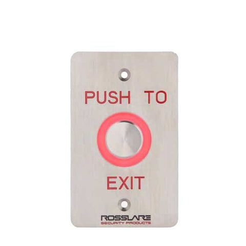 Rosslare - EX06EO -  Request To Exit Button w/Toggle - Analog Piezo- 10-24 VDC - UHS Hardware
