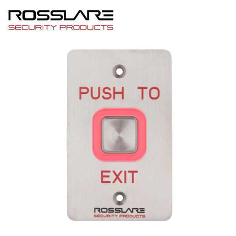 Rosslare - EX07EO -  Request To Exit Button w/Toggle - Digital Piezo- 12-24 VDC - UHS Hardware