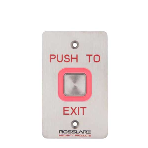 Rosslare - EX07EO -  Request To Exit Button w/Toggle - Digital Piezo- 12-24 VDC - UHS Hardware