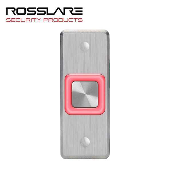 Rosslare - EX17OO - Request To Exit Button w/Toggle - Mullion Size - No Print - Digital Piezo - 12-24 VDC - UHS Hardware