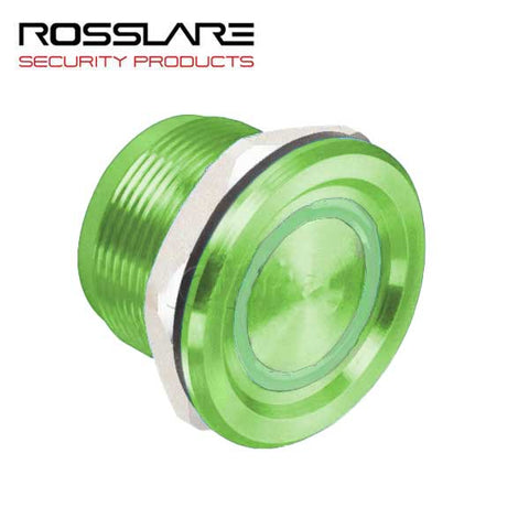 Rosslare - PX-34M - Piezoelectric Switch - LED Ring - 5-30 VDC - IP68 - Green - UHS Hardware