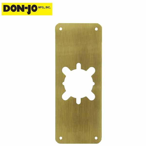 Don-Jo - Remodeler Plate - #13509-2 - 605 - Gold / Brass (RP-13509-605-2) - UHS Hardware