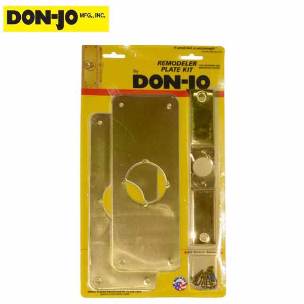 Don-Jo - Mortise Remodeler Kit #109 - 605 - Gold / Brass (RPK-109-605) - UHS Hardware