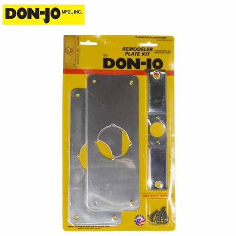 Don-Jo - Mortise Remodeler Kit #109 - 630 - Silver (RPK-109