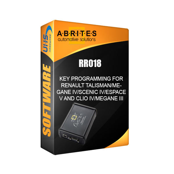 ABRITES - AVDI / PROTAG - RR018 - Renault / Talisman / Megane IV / Scenic IV / Espace V and Clio IV / Megane III 2015+ Key programming - UHS Hardware
