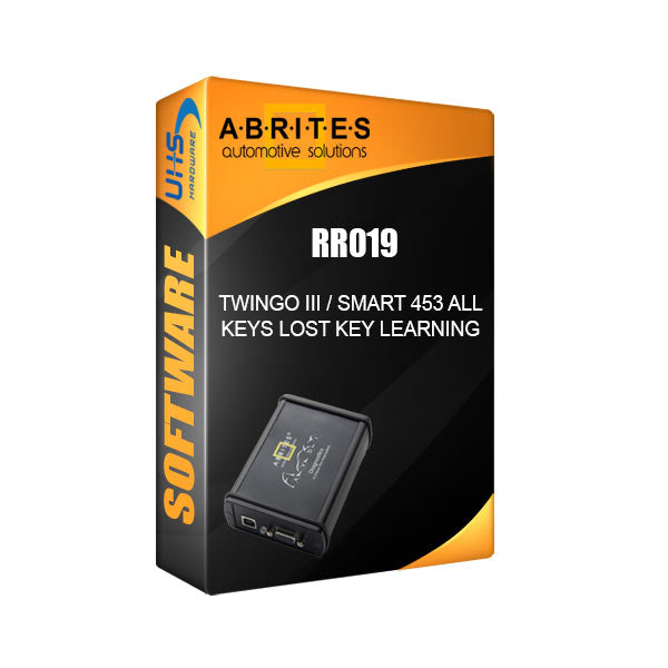 ABRITES - AVDI - RR019 - ALL KEYS LOST key programming for Twingo III/SMART 453 - UHS Hardware