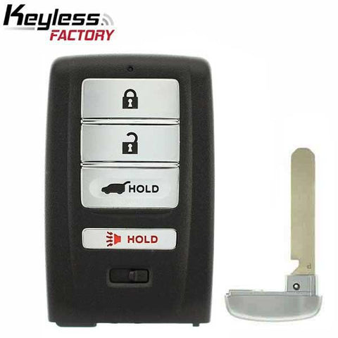 2014-2020 Acura MDX RDX / 4-Button Smart Key / PN: 72147-TZ5-A01 / KR5V1X (RSK-ACU-36) - UHS Hardware