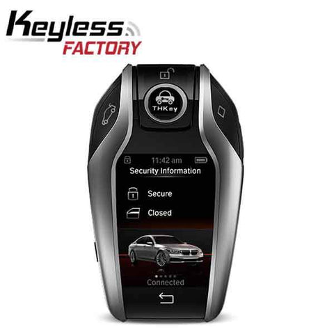 2012-2018 BMW 3 / 5 / 7  Series / 4-Button Smart Key w/ LCD Screen  / FEM / BDC (433 Mhz) (RSK-BMW-LC433) - UHS Hardware