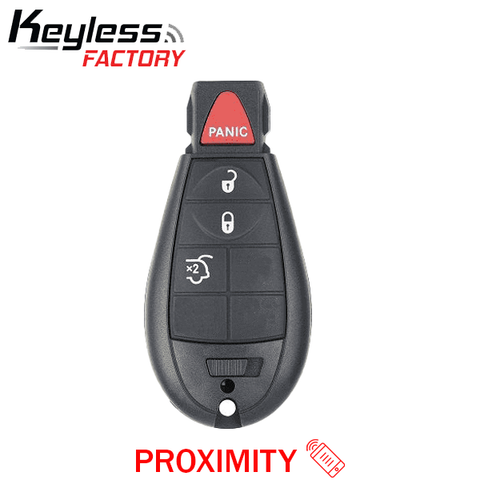 2009-2013 Dodge Durango Jeep Grand Cherokee / 4-Button Fobik Key / PN: 56046734AH / IYZ-C01C / Keyless Go Fobik (AFTERMARKET) - UHS Hardware