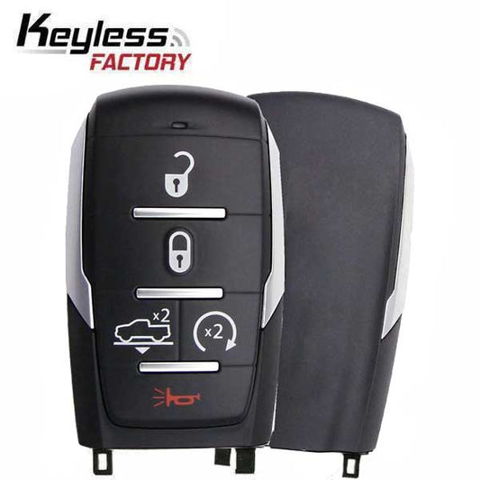 2019-2021 Ram 1500 Pickup / 5-Button Smart Key / PN: 68291690AE / OHT-4882056 / w/ Air Suspension / Silver Stripe (AFTERMARKET) - UHS Hardware
