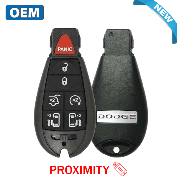 2011-2019 Dodge Caravan / 7-Button Fobik Key / PN: 5026591AK / IYZ-C01C / Keyless Go Fobik (OEM) - UHS Hardware