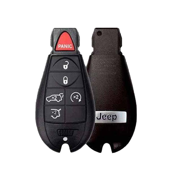 2009-2013 Jeep Grand Cherokee / 6-Button Fobik Key / PN: 68051666AI / IYZ-C01C / Keyless Go Fobik (OEM Refurb) - UHS Hardware