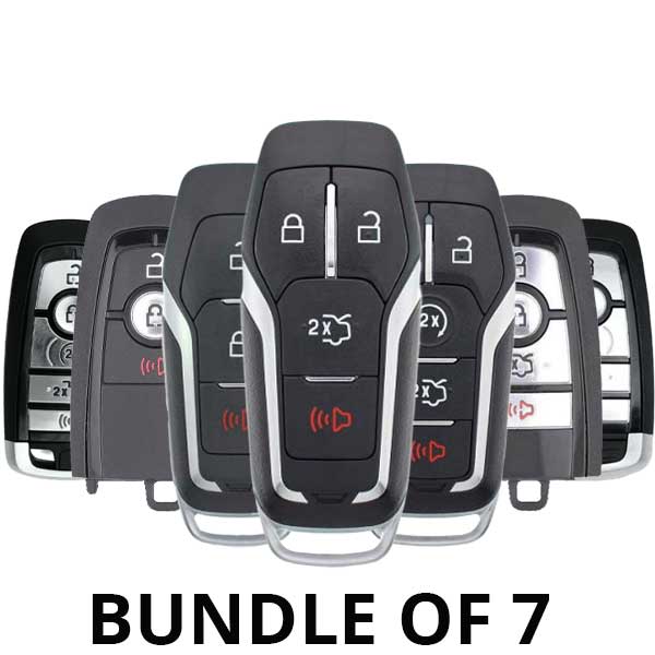 2013-2020 Ford / 3/4/5-Button Smart Keys / A2C31243800 / A2C93142300 / A2C31243300 / A2C93142600 (BUNDLE of 7) - UHS Hardware