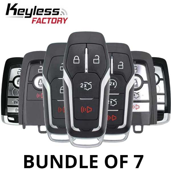 2013-2020 Ford / 3/4/5-Button Smart Keys / A2C31243800 / A2C93142300 / A2C31243300 / A2C93142600 (BUNDLE of 7) - UHS Hardware