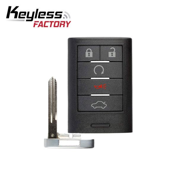 Cadillac CTS STS 2008-2015 / 5-Button Smart Key / M3N5WY7777A / (RSK-GM-77A-5) - UHS Hardware