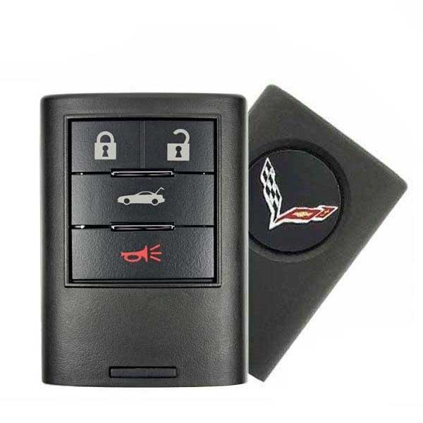 2005-2013 Chevrolet Corvette / 4-Button Smart Key / PN: 25926480 / M3N-5WY7777A (OEM Refurb) - UHS Hardware