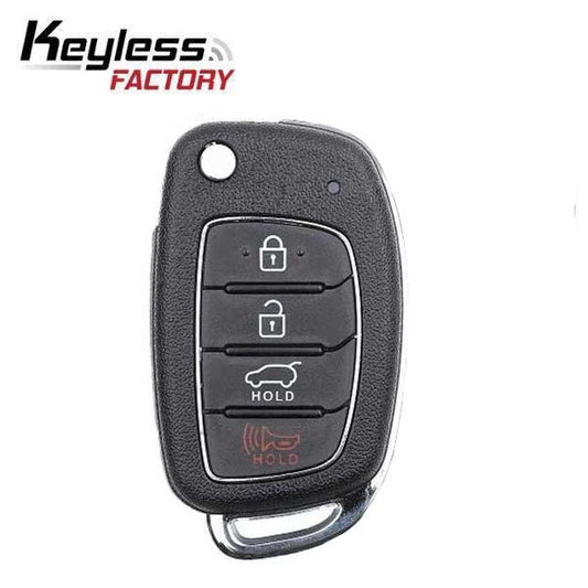 2016-2019 Hyundai Tucson / 4-Button Remote Flip Key / PN: 95430-D3010 / TQ8-RKE-4F25 / (RSK-HY-TUC19) - UHS Hardware