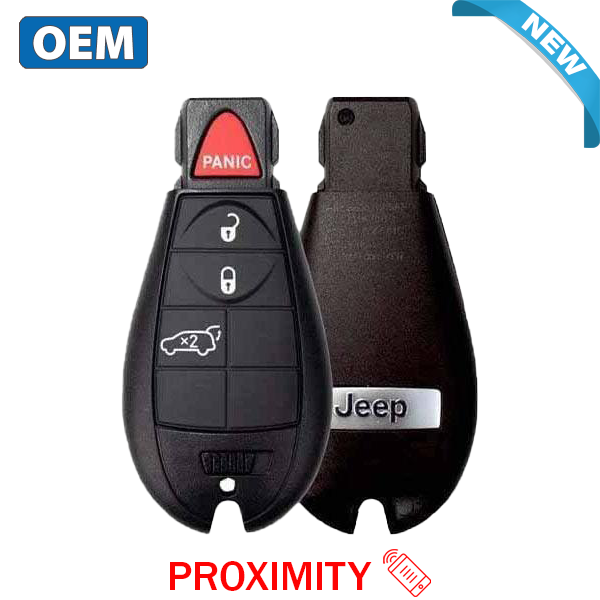 2009-2013 Jeep Grand Cherokee / 4-Button Fobik Key / PN: 56046734AH / IYZ-C01C / Keyless Go Fobik (OEM) - UHS Hardware