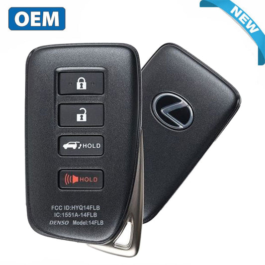2021-2022 Lexus RX350 RX450H / 4-Button Smart Key / PN: PN 8990H-0E290 / HYQ14FLB (OEM) - UHS Hardware