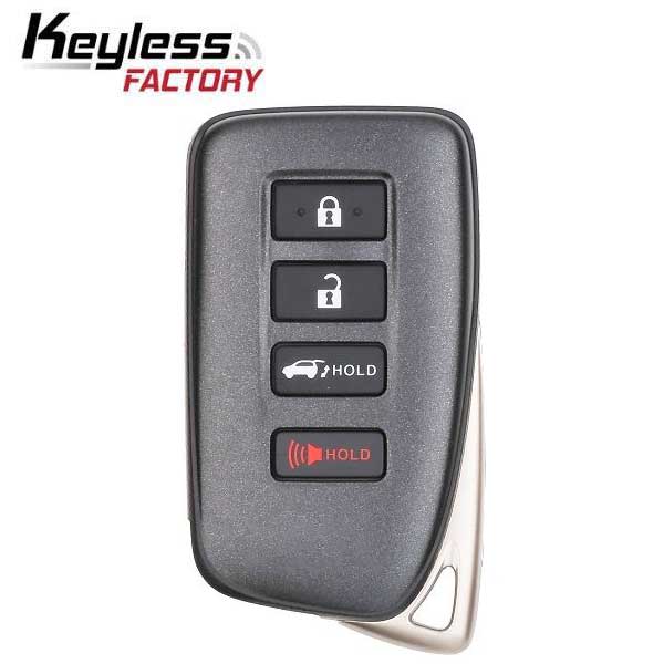 2016-2020 Lexus / 4-Button Smart Key / PN: 89904-0E160 / HYQ14FBB / G Board 0010 (RSK-LEX-FBB-4H) - UHS Hardware
