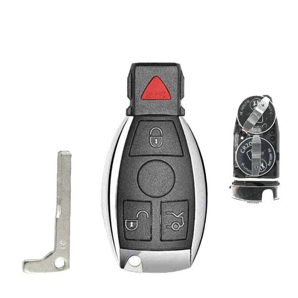 1997-2014 Mercedes Benz  / 4-Button Fobik Key / IYZ-3312 / 315 MHz (Double Battery) (AFTERMARKET) - UHS Hardware