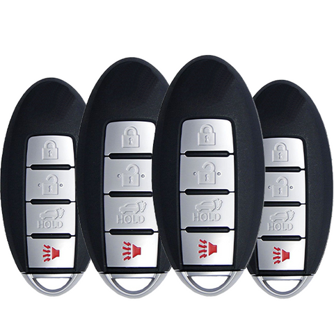 4 x 2014-2016 Nissan Rogue / 4-Button Smart Key / KR5S180144106 (BUNDLE OF 4) - UHS Hardware