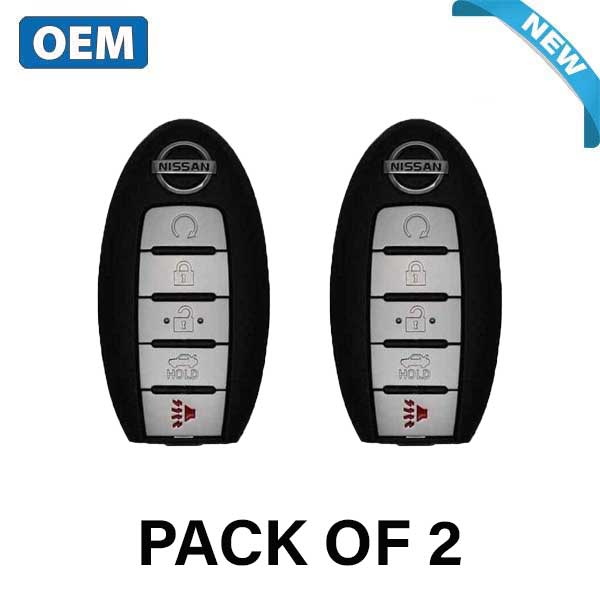2 x 2013-2015 Nissan Altima Maxima / 5-Button Prox Smart Key / PN: 285E3-9HP5B / KR5S180144014 (OEM) (2 for 1) - UHS Hardware