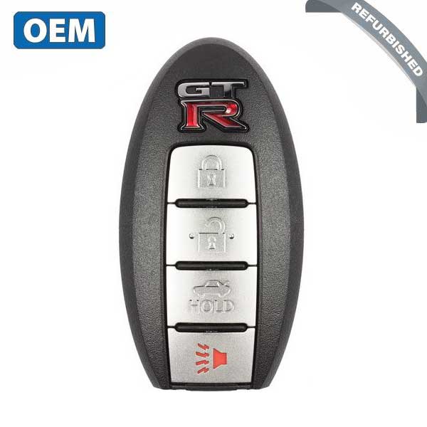 2009-2020 Nissan GT-R / 4-Button Smart Key / PN: 285E3-JF87A / KR55WK49622 (OEM REFURB) - UHS Hardware