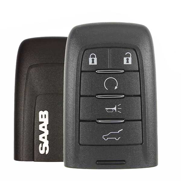 Saab Keycode 2011 Saab / 5-Button Smart Key / PN: 25849810 / NBG009768T (OEM Refurb ...